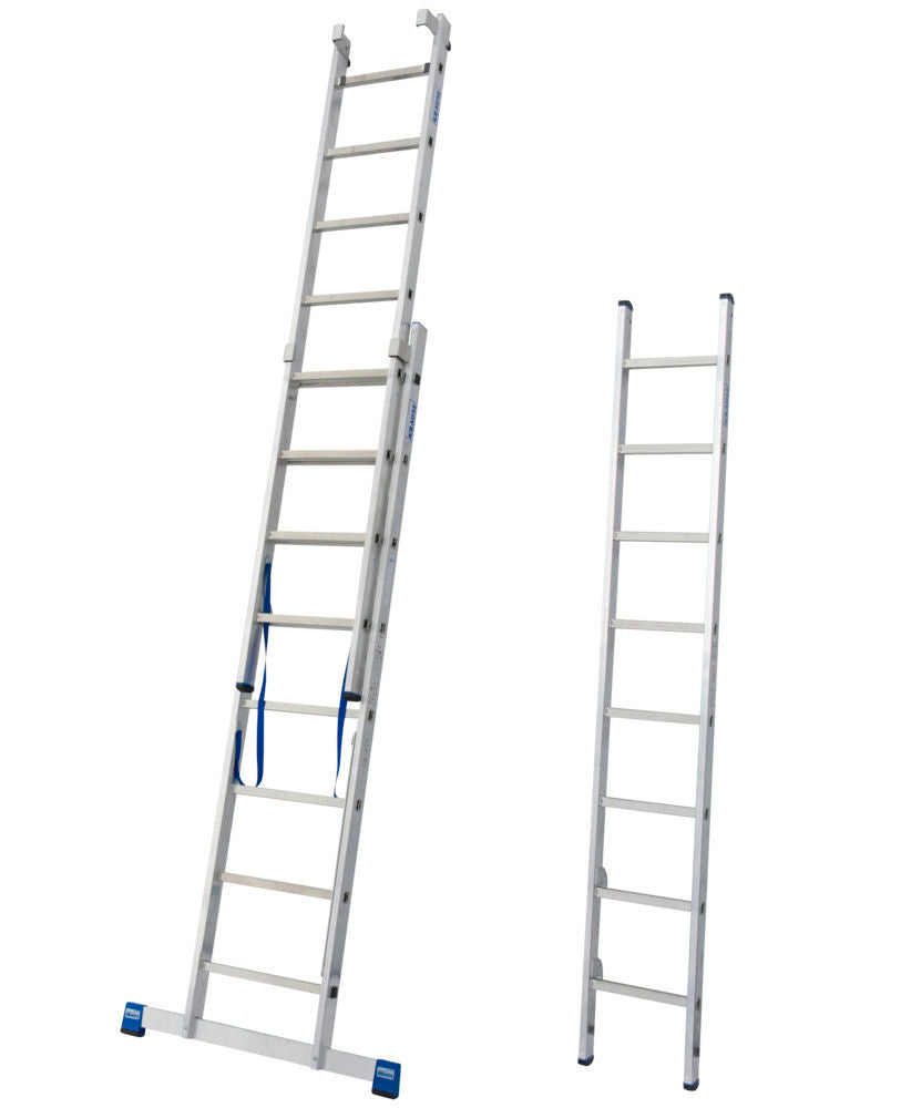 STABILO Aluminijumske Višenamenske Merdevine 3 x 8 Prečki 137568W
