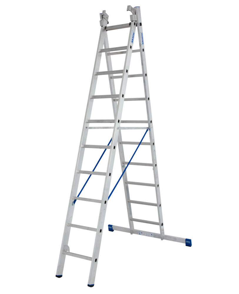 KRAUSE Aluminijumske Višenamenske Merdevine 3 x 10 Prečki 137570W