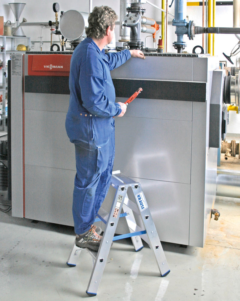 STABILO Samostojeća Merdevina sa Gazištima Aluminijum 2 x 3 Gazišta 156890W