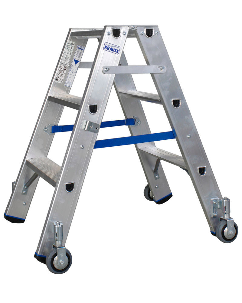 KRAUSE Samostojeća Merdevina sa Gazištima Aluminijum 2 x 3 Gazišta 156899W