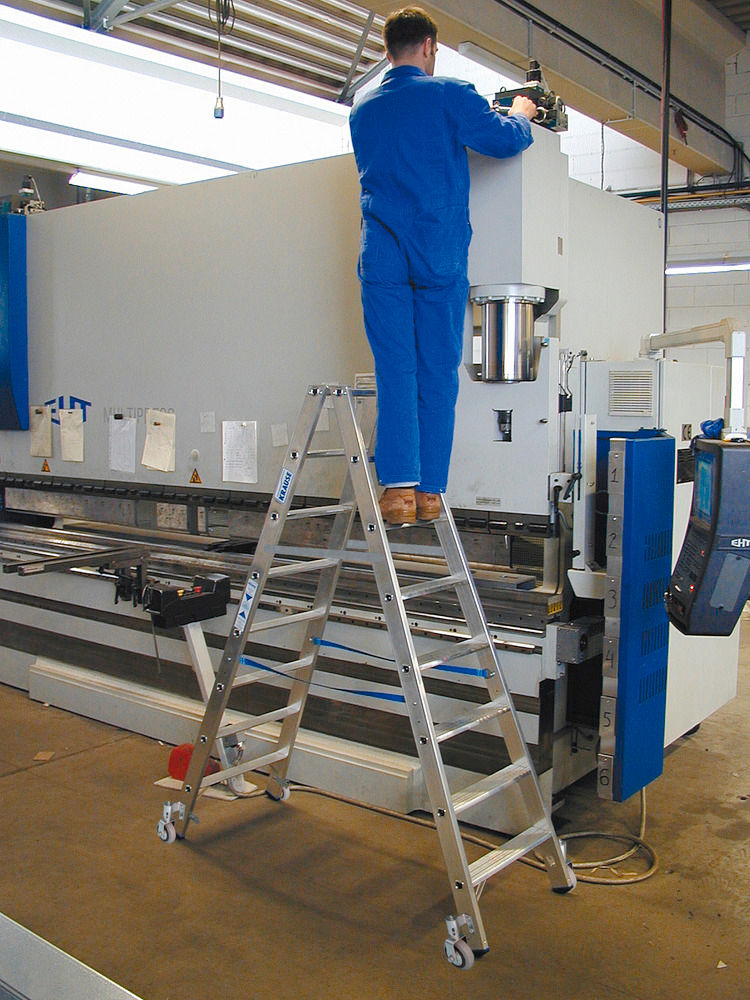 KRAUSE Samostojeća Merdevina sa Gazištima Aluminijum 2 x 8 Gazišta 156904W