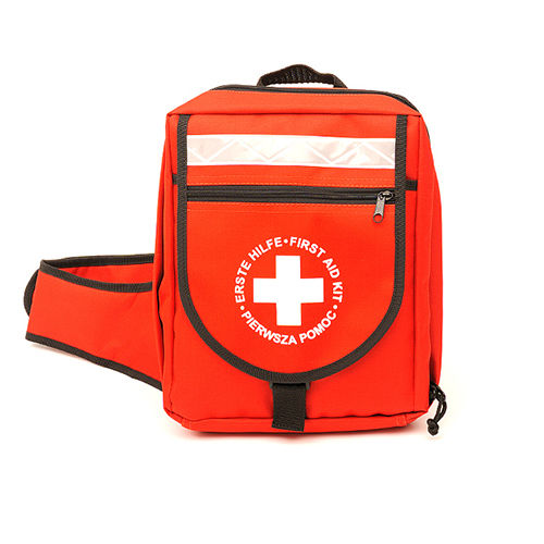 Erste-Hilfe Notfallrucksack DENIOS Leer Rot