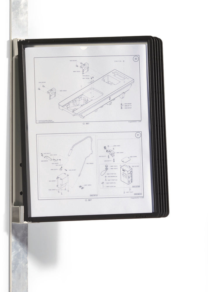 DENIOS Zidni Sistem Panela Vario Magnetic Wall 5 Crni 339721W