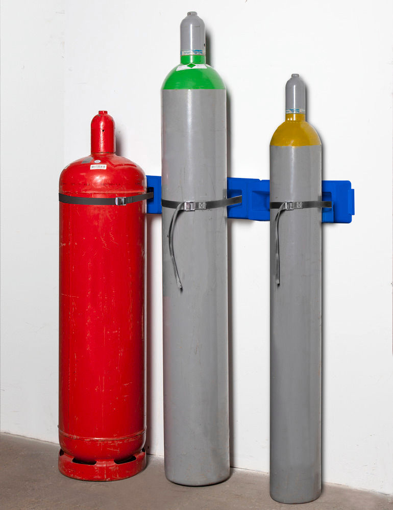 Denios Zidni Držač Za Gasne Boce Od Polietilena 3 Boce 320 Mm