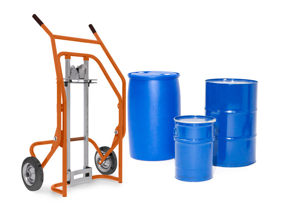 Secu Fasskarre Comfort 350 Kg 60-220 L Narandžasta
