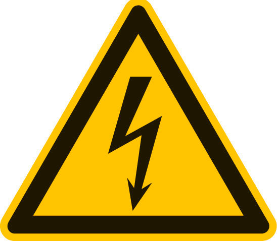 DENIOS Znak Upozorenja Električni Napon W012 267228W