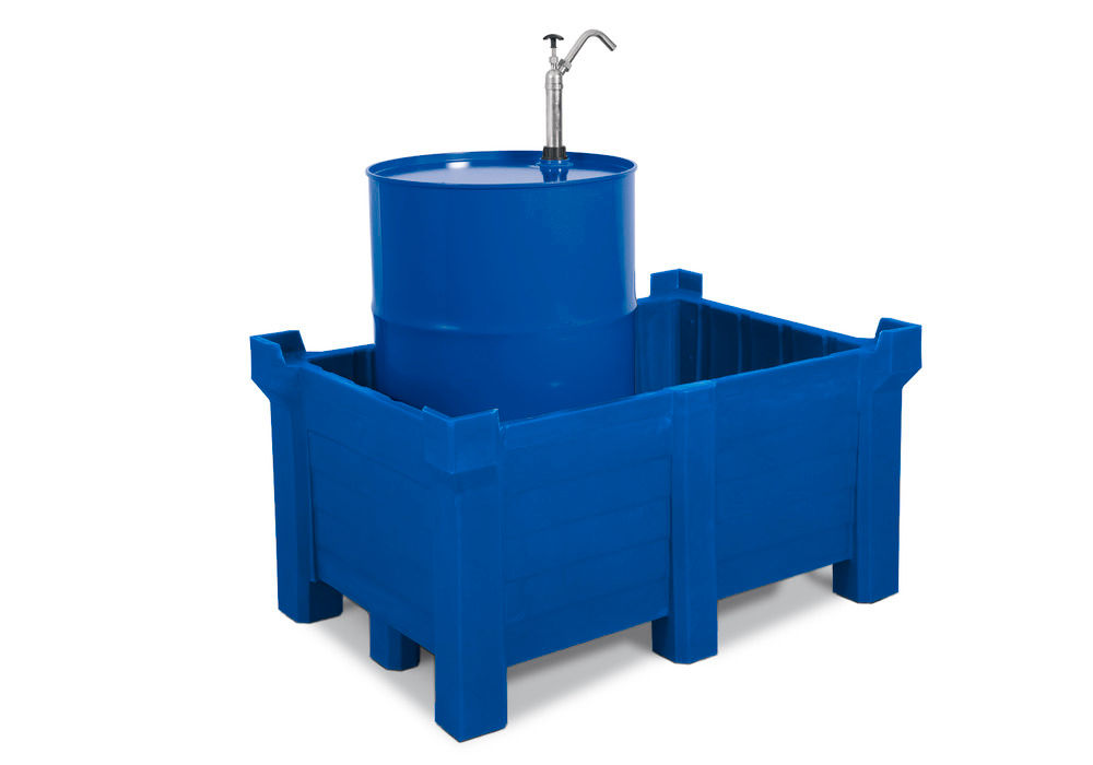 Višekratni Stapelbehälter PolyPro DENIOS 185819W 1200 x 800 x 600 mm Plavi