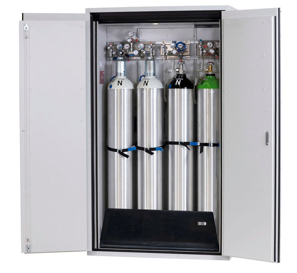 Asecos Čelik Orman za Gasne Boce 4x50l 1198x615x2050mm Sivi