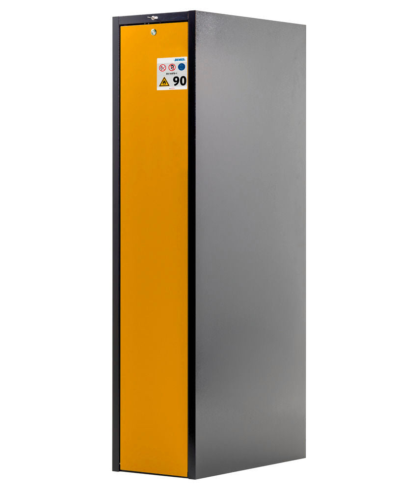 Asecos Čelik Slim-Scoper 45-4 Ormar za Opasne Materije 245542W 1 Vertikalni Izvlak Žuta