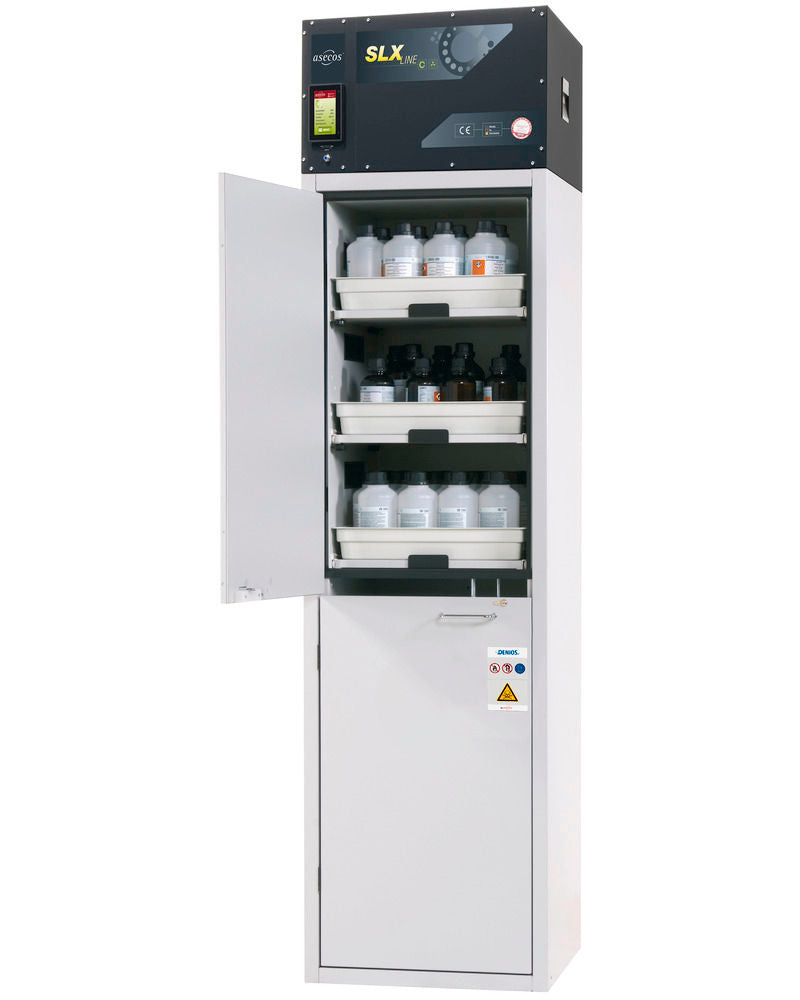 Orman Za Hemikalije Asecos C-606 Svetlo Siva 600x615x2300mm 6 Tablarizvlačenja