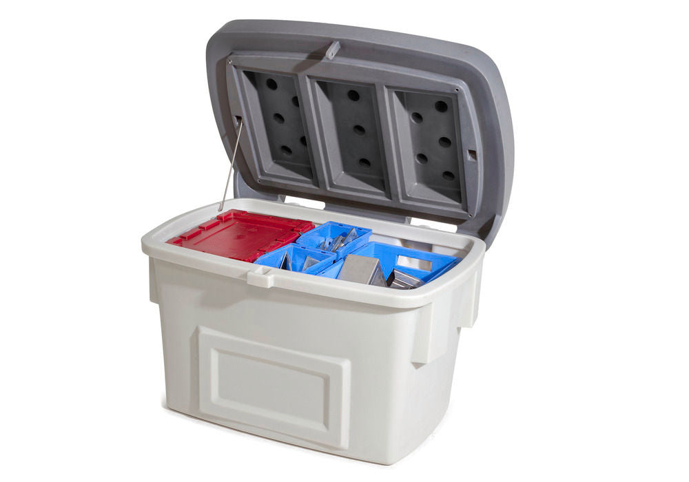 Univerzalni Kontejner od Plastike (PE) 200 l DENIOS 248498W 975 x 705 x 665 mm Sivi