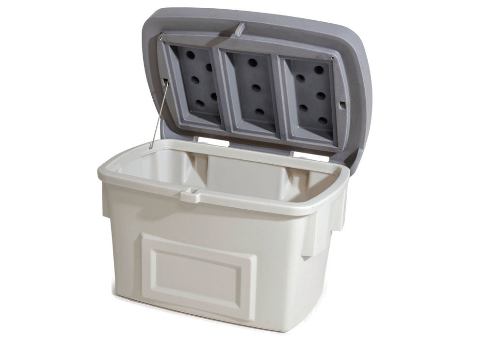 Višenamenski Kontejner od Plastike (PE) sa Poklopcem 400 l DENIOS 248499W 1210 x 785 x 780 mm Sivi