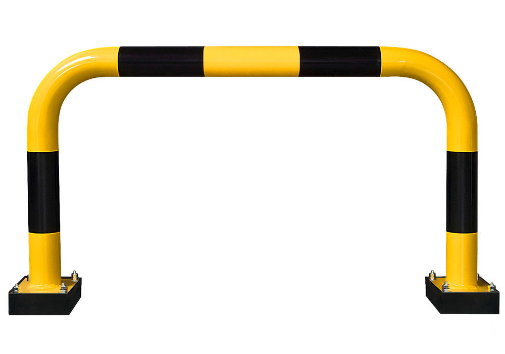 Fleksibilni zaštitni luk R 10.6 Moravia za spoljnu upotrebu vatrocinkovan i plastificiran žuto-crni 1000 x 640 mm 248341W